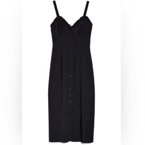 Topshop long black dress